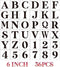 Letter Stencils for Painting On Wood 6 inch Stencils Letter Alphabet Stencil Number Stencils for Painting On Wood Wall Door Porch...