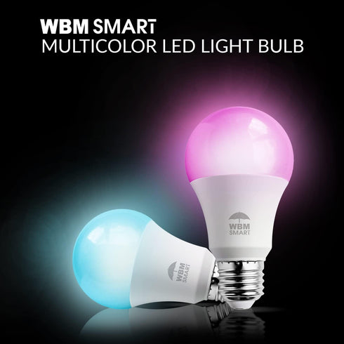 LED Color Changing Lights, Compatible with Alexa & Google Assistant, RGBW 2700K-6500K, 60 Watt Equivalent Multicolor, Dimmable with App, A19 E26, ...