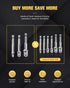BOEN Impact Grade Socket Adapter Set, 3-PCS Drill Bit Adapter with Bit Holder, Sizes 1/4", 3/8", 1/2", 1/4-Inch SAE Hex Shank, Cr-V, for Cordless ...