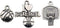 iloveDIYbeads Ball Sports Charms-75pcs Alloy Ball Games Sports Basketball Charms For Jewelry Making Crafting DIY Necklace Earrings Bracelet Access...