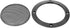X AUTOHAUX 4pcs 4 Inch Metal Glossy Audio Speaker Cover Mesh Subwoofer Grill Horn Guard Decorative Circle Grille Protector Black for Car...