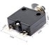 18A 125-250V AC 50V DC Push Button Circuit Breaker L1 Series Manual Reset Thermal Circuit Breaker 18A 3Pack...