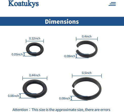 5 Sets 3/8" and 5 Sets 1/2" Impact Retaining Ring Wrench Socket Clip with O-Ring Fits Replacement Milwaukee/Pneumatic Type Impact Wrench Square Dr...
