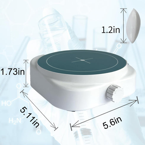 LAB FOUAVE Magnetic Stirrer 200-3500rpm?Maximum stirring capacity 3000ml?Suitable for schools, work, or experimental projects?Laboratory Mini Magn...