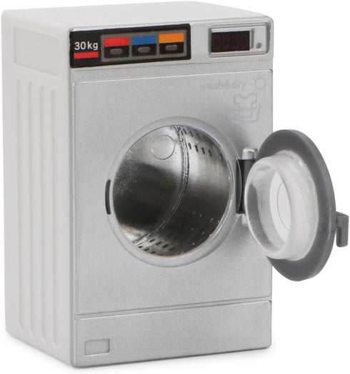 Dollhouse Miniature Washing Machine 1:12 Furniture Appliance Model Laundry Machine Mini House Washer Decoration Accessories Openable Lid Washer Dr...