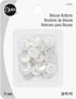 Dritz Blouse, White Pearl, 11mm, 20 pcs Shirt Buttons, Count...