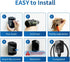 QIAO 2-in-1 EV Charger Holder Wall Mount, EV Cable Holder J1772 Holder for Electric Car Chargers,Cable Organizer Clean Garage,Ideal Father's Gift....
