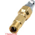 3Pcs Air Chucks for Tires,Brass Screw On Tire Inflator Chucks,Heavy Duty Twist-on Chucks with 3Pcs Presta Vavle Adapters...