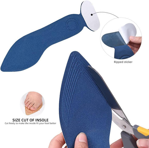 3 Pairs Insoles, Breathable Sponge High Heel Cushions for Women Size 5-9 (Tip)...