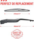 For Genuine GMC Acadia Saturn Outlook 2007-2012,Rear Windshield Wiper Arm with Blades Kits Assembly, Factory OE Replacement for GM 15276248 152762...