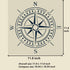Compass Stencil for Painting on Wood, Walls, Fabric, Airbrush, More | Reusable 11.8 x 11.8 inch Mylar Template...