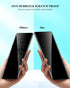 Compatible for Samsung Galaxy S24 Ultra Privacy Screen Protector Tempered Glass with Camera Lens Protector, Support Fingerprint ID Anti-Spy Temper...
