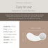 Project E Beauty 1000pcs Disposable DIY Non-Woven Eye Mask Paper DIY Cotton Eye Care Mask | for Skincare & Spa Salon Use | Cosmetic Facial Paper f...