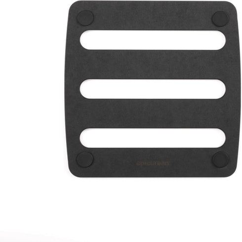 Epicurean Trivet, 7-Inch by 7-Inch, Slate/Black,010-07070203...