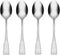 Oneida Colonial Boston Teaspoons, silverware set, Set of 4 5750004E...