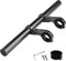 Bicycle handlebar, bicycle handlebar extender 11.8in, multifunctional aluminum alloy bracket extension, handlebar extension rack, used for compute...