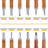Wood Carving Tools, Adevena 12 Set SK2 Carbon Steel Sculpting Knife Kit for Beginners & Professions...
