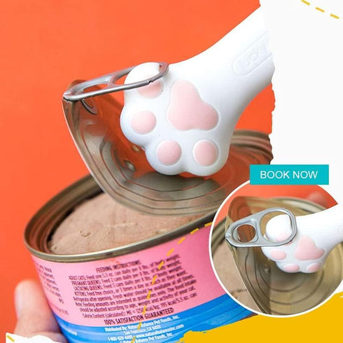 Small Spoon For Short Can, Cat Food Spoon, Wet Food Spoon For Dog Or Cat, Open Can With Spoon, Manual Can Opener(Gray Spoon)...