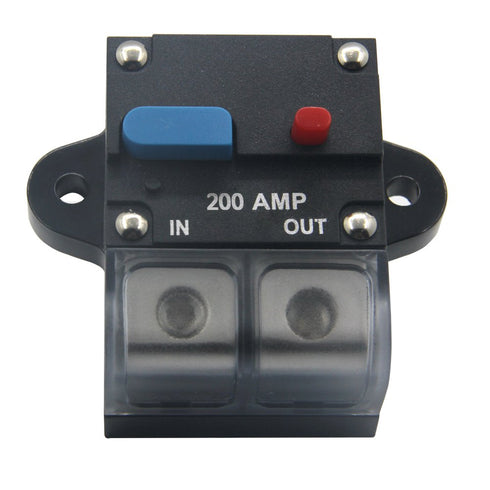 ZOOKOTO 12-24 Volt DC 200A Circuit Breaker, 0 or 4 Gauge Trolling Motor Auto Car Marine Boat Bike Stereo Audio Inline Fuse Holders Inverter 200A...