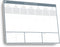 Clear Mind Concepts® Weekly Planner Desk Pad – Tear-Off, Undated, 52 Sheets, 11.3in x 16.5in – Boost Your Productivity with Thick Paper for Home, ...