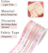 LaRibbons 5 Rolls Baby Girl Light Pink Satin Ribbon for Gift Wrapping, Craft Ribbon for Baby Shower, Birthday, Wreath, Party Decoration, 5Yards/Ro...