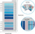 3800 PCS Sticky Tabs Page Markers Sticky Index Tabs, DaKuan Transparent Sticky Notes with Ruler for Page Marking, Document categorization, Index M...