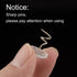KUUQA 100 Pieces Upholstery Twist Pins Clear Heads Bed Skirt Pins for Slipcovers and Bedskirts...