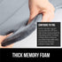 GORILLA GRIP Memory Foam Bath Mat, Soft Absorbent US Designed Bathroom Rug, Gripping Dots Machine Washable Bathmat, Cushioned Floor Mats, Shower S...