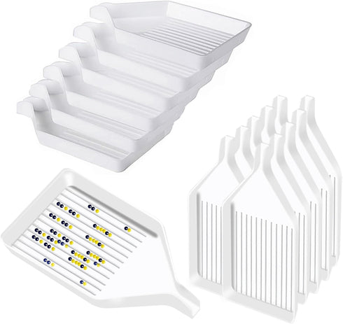 11PCS Plastic Diamond Painting Trays, 3.8 x 2.2 Inches Bead Sorting Trays?rhinestone tray Organizer?Diamond Painting Accessories and Tools for DIY...