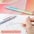 Gel Pens, 10 Pcs Black Ink Pens for Women, 0.7mm Medium Point Smooth Writing Pens with Silicone Grip, High-End Series Metal Clip Retractable Pens ...