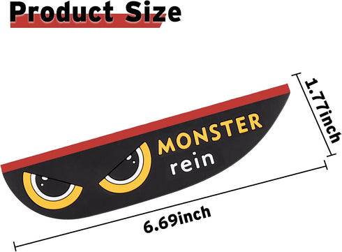 UYYE 2 Pcs Car Side Mirror Rain Visor Guard, Car Accessories,PVC Car Rear View Mirror Rain Eyebrow, Waterproof Auto Mirror Rain Visor Guard for Mo...