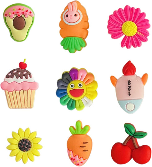 monochef Shoe Charms for Girls Teens: 30 Pack Random Different Cute Shoe Decoration Charms, Shoe Charm, Charms for Shoes Bracelet Wristband Party ...