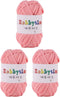 3 Pack Super Soft Weaving Yarn Crochet Thread Thick Chunky T Shirt Yarn for Knitting Blanket Handbag Purse DIY Crafts 300g (Light Pink, 300g)......