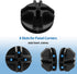 36 Pcs Wire Cube Plastic Connectors for Cube Storage, Black Modular Closet Organizer and Metal Grid Shelving Unit, Suitable for 3-4mm Diameter Iro...