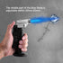 Kitchen Torch, Refillable Butane Torch Lighter Blow Torch with Safety Lock and Adjustable Flame for Baking, Cooking, Gold and Silver Jewelers, Met...