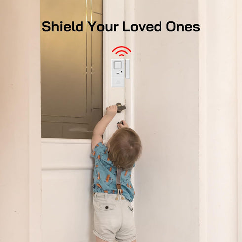 Door Window Alarm - 2 Pack - Adjustable Volume Door Alarm Sensor Wireless Door Alarms for Kids Safety, Door Open Chime Burglar Alert Window Alarm ...