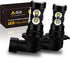 Alla Lighting 2400 Lumens 9006 HB4 LED Fog Lights Bulbs, 6000K Xenon White Super Bright Fog Lamps Replacement for Cars, Trucks...