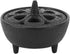 Black Iron Shaped Incense Burner, Sturdy Home Decor, Incense Burner Incense Holder Convenient for Aromatherapy with Sand, Ideal for Any Room...