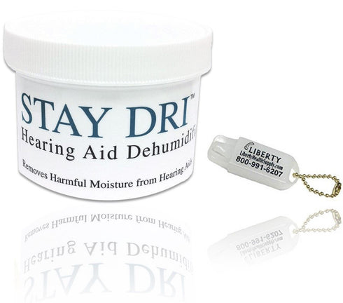 Hearing Aid Dehumidifier - Includes Free Liberty Keychain Hearing Aid Battery Holder...