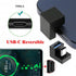 xiwai 180 Degree Up & Down Angled Type-C USB-C OTG to USB 3.0 Female Extension Adapter for Cell Phone & Tablet...