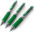 Pentel EnerGel XM BL77 - Retractable Liquid Gel Ink Pen - 0.7mm - 54% Recycled - Green - Pack of 3...