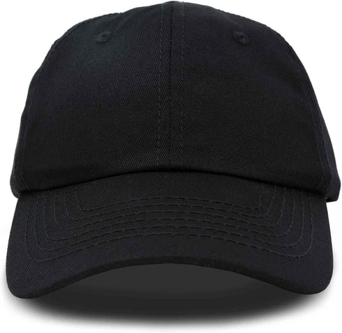 DALIX Womens Cap Adjustable Hat 100% Cotton Black White Gold Lavender Blue Pink Lime Green Hot Pink...