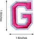 AXEN Iron on Sew on Letter Patches for Clothes, 26pcs Alphabet A to Z, Animals...