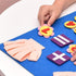 Felt Board Finger Numbers Counting Toy, Number Counting Toy for Kids, Children Teaching Aids Children Early Education Toys Felt Hand Number Math T...