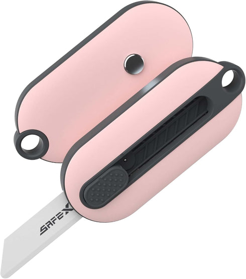 Box Cutter Retractable, Box Opener, Ceramic Box Cutter, Mini Box Cutter, Safety Box Cutter, Cute Box Cutter, Small Box Cutter For Women (PINK) (PI...