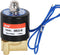 PNEUMATIC 1/4 Inch Electric Solenoid Valve Brass 12V/24V/110V 2 Way High Turn Coil Normally Closed Water 2W025-08 Liquid Air control DC12V...