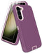 for Samsung Galaxy S23-Plus Case, with Screen Protector, Dust-Proof Port Cover, Full-Body Silicone Rubber Phone Case, Military Grade Drop-Proof Sh...