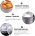 Kichvoe Egg Tart Molds 250pcs Disposable Mini Pie Pans Aluminum Foil Baking Pan Round Nonstick Dessert Cups Bakeware for Cupcake-2.7Inch...