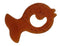 SWEETIE Pure Natural Rubber Teether Fish 100% Pure Natural Rubber Teether Soft and Natural, One Piece...
