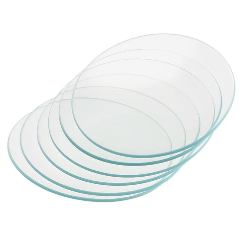 YOKIVE 6 Pcs Watch Glass Beaker Cover, Lab Watch Glasses Cover Lids | Laboratory Supplies, Great for Science Chemical Experiment (Transparent, 3.5...